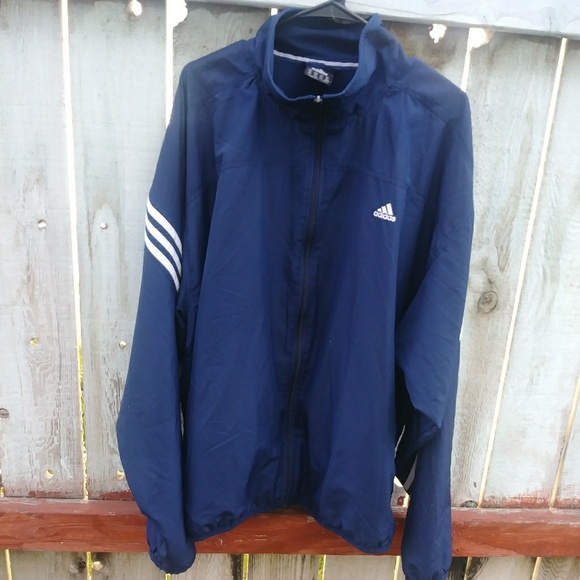 Adidas Other - Adidas Blue Windbreaker